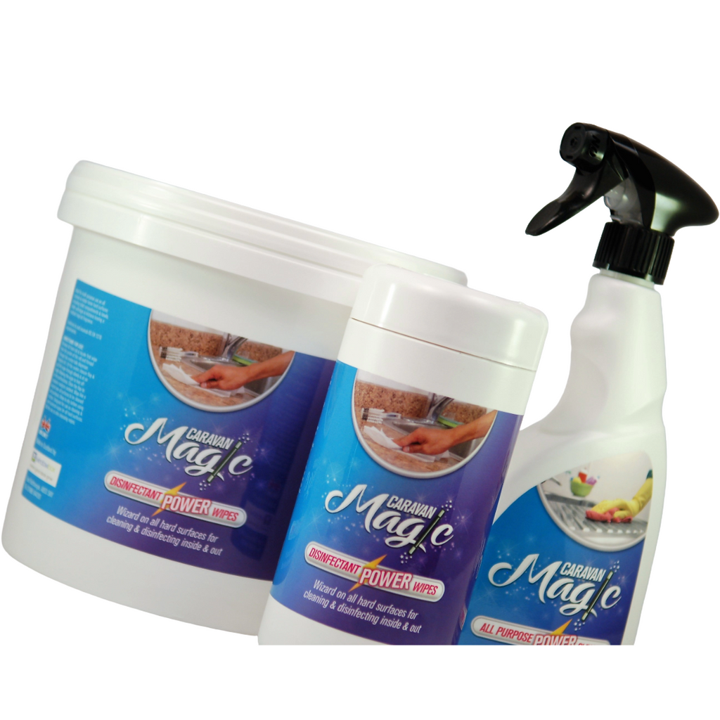 Caravan Magic Disinfectant Power Wipes (Wipes x 150)