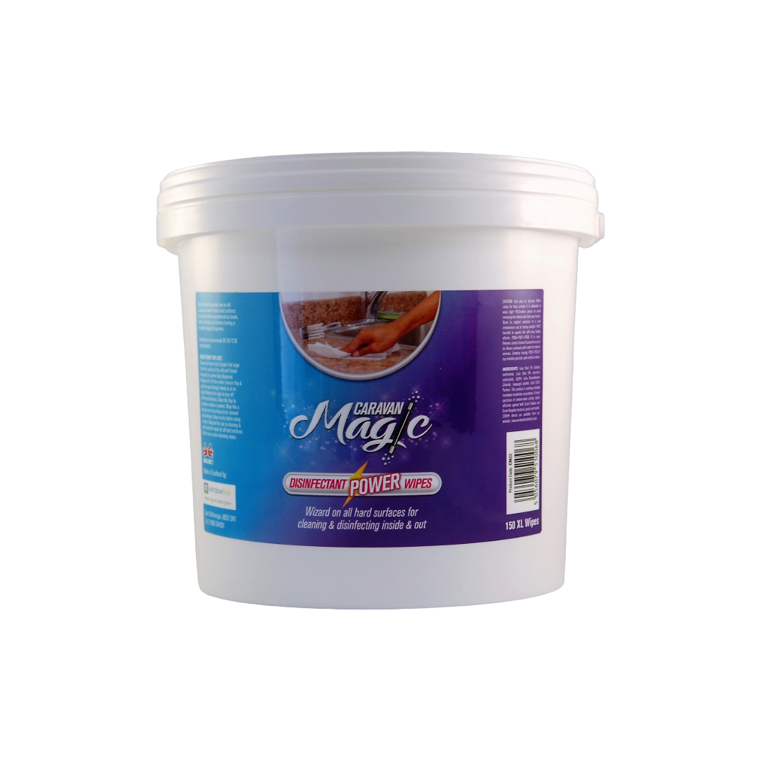 Caravan Magic Disinfectant Power Wipes (Wipes x 150)